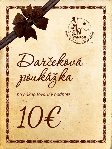 Darčeková poukážka 10 eur